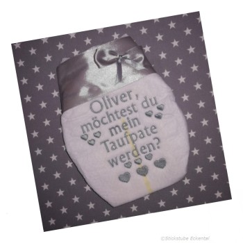 Windel Taufe Patentante